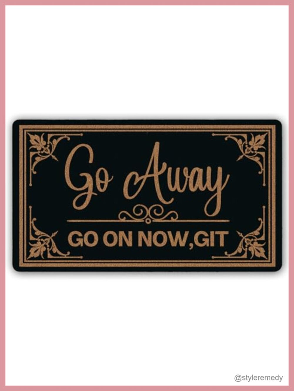 Personalized Welcome Mat 30x17 Coir Non-Slip Indoor Outdoor Doormat